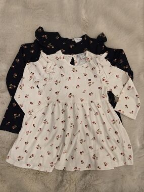 Tommy Hilfiger Baby Girl Dress Bundle | Cherry Print | Size 24M (2T)